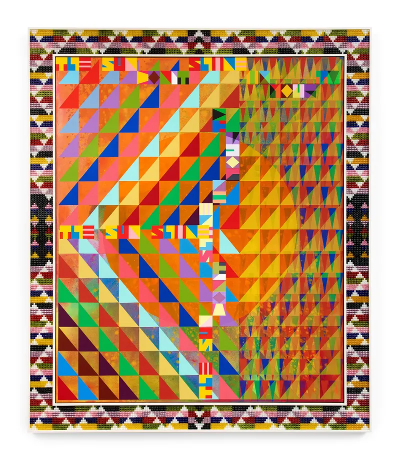 Jeffrey Gibson THE SUN SHINE, 2022