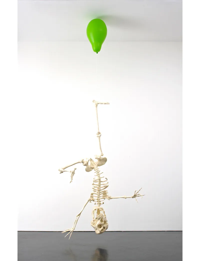 Tom Friedman Untitled (Green Balloon with Skeleton), 2012