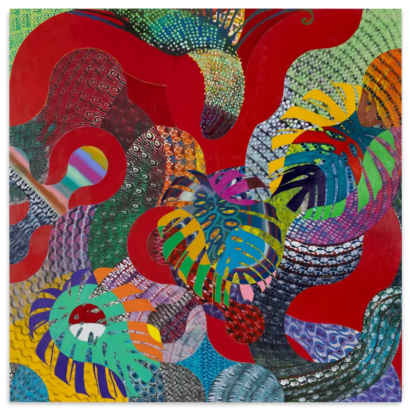 Luiz Zerbini Red Light, 2023