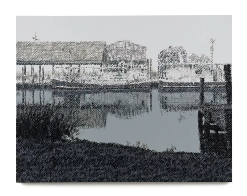Wayne Gonzales Oyster Boats, Yscloskey, Louisiana, 2019