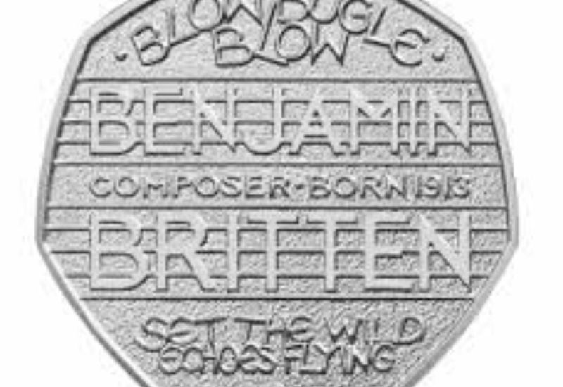 Tom Phillips Commemorative Coin Design featured in The Guardian