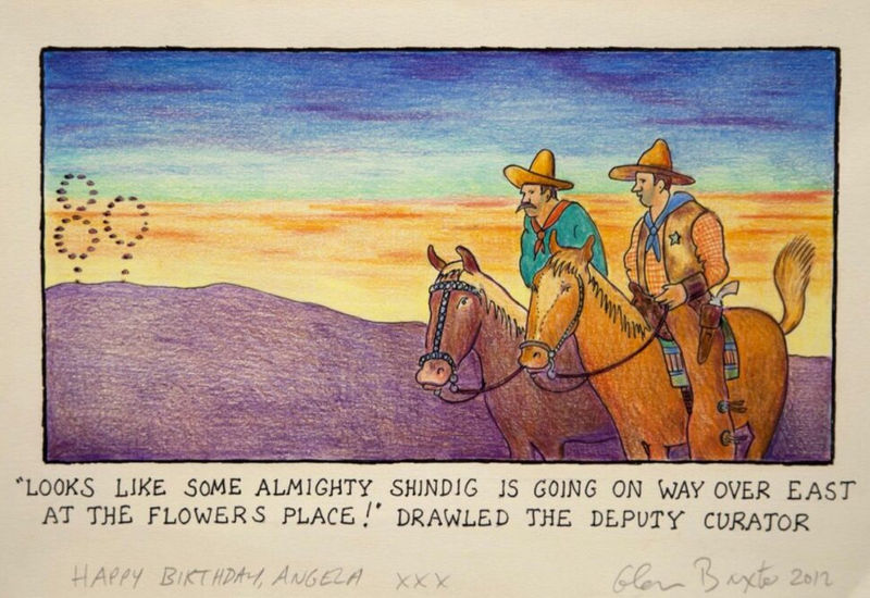 Glen Baxter Talk 'My literary influences' on Sunday 2nd June 2013