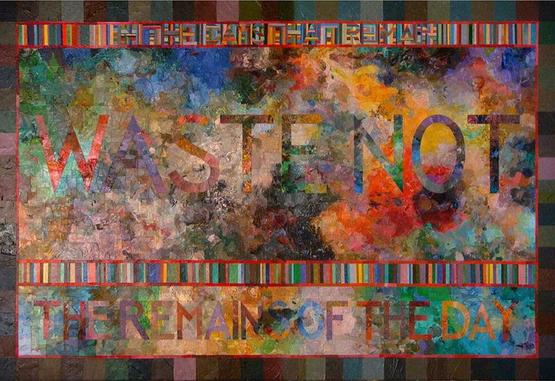 Tom Phillips' new exhibition featured in The Independent