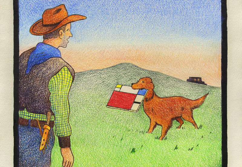 Glen Baxter 'Furtive Loomings' Private View