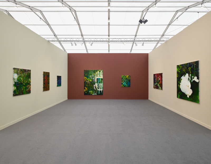 Installation view of Night Gallery's presentation at Frieze Los Angeles 2026