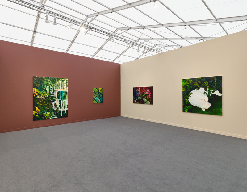 Installation view of Night Gallery's booth at Frieze Los Angeles 2026
