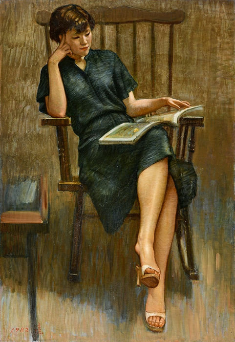 김호걸 KIM, Ho Geol, 독서 Reading, 1982
