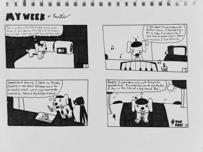 Rocco DiCaro, My Week , n.d.