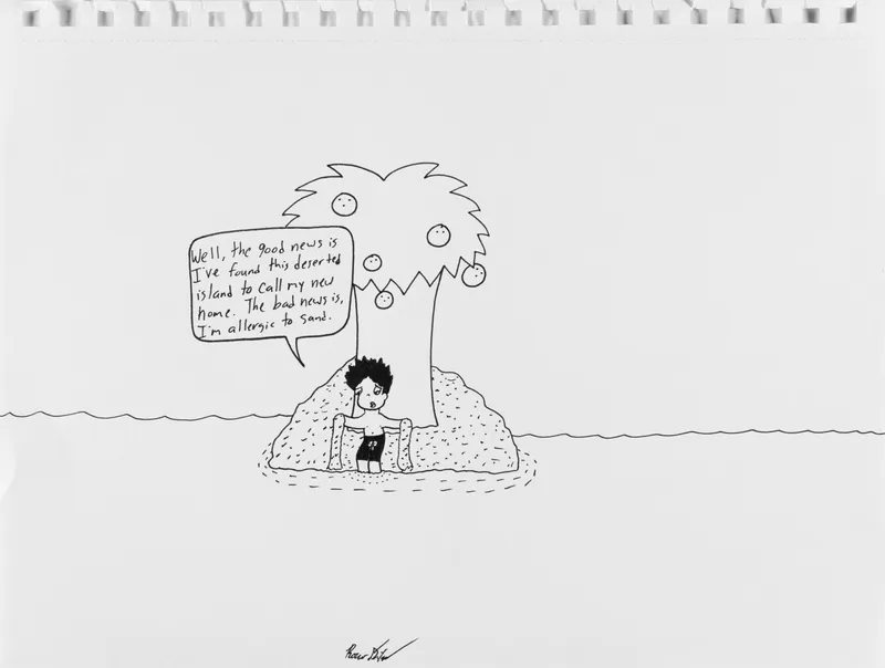 Rocco DiCaro, Untitled (Allergic to sand) , n.d.