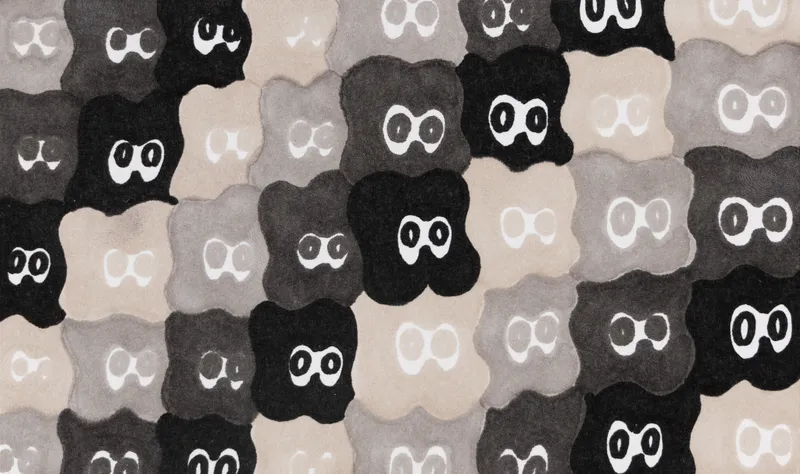 Rocco DiCaro, Splotches in Grayscale, 2024