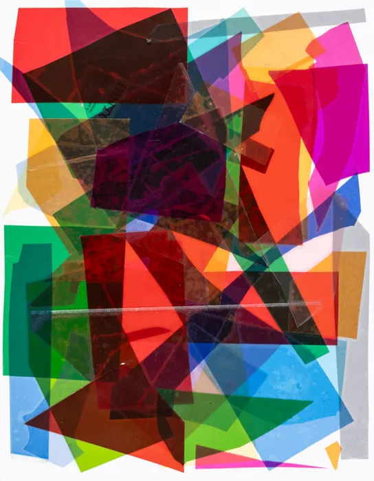 Bill Lilly, Very Colorful Collage, 2025