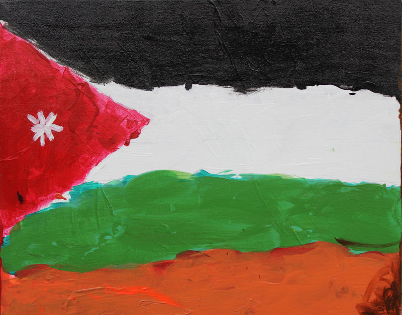 Omar Abulsheikh, Flag of Jordan, 2019