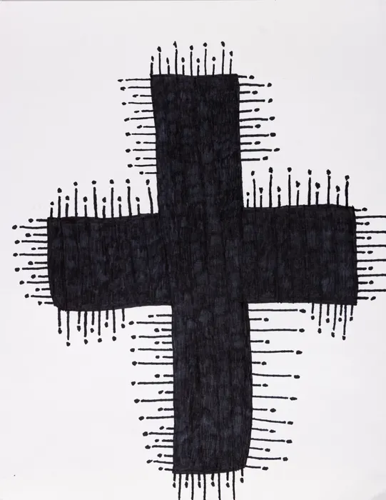 Bill Lilly, Black Bloody Cross, 2021