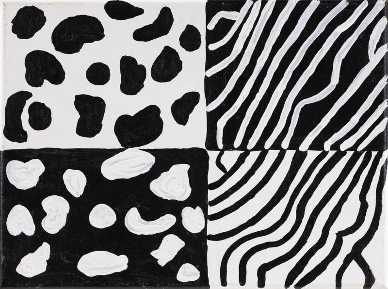 Jack O'Sullivan, Black White Spot and Stripes , 2023