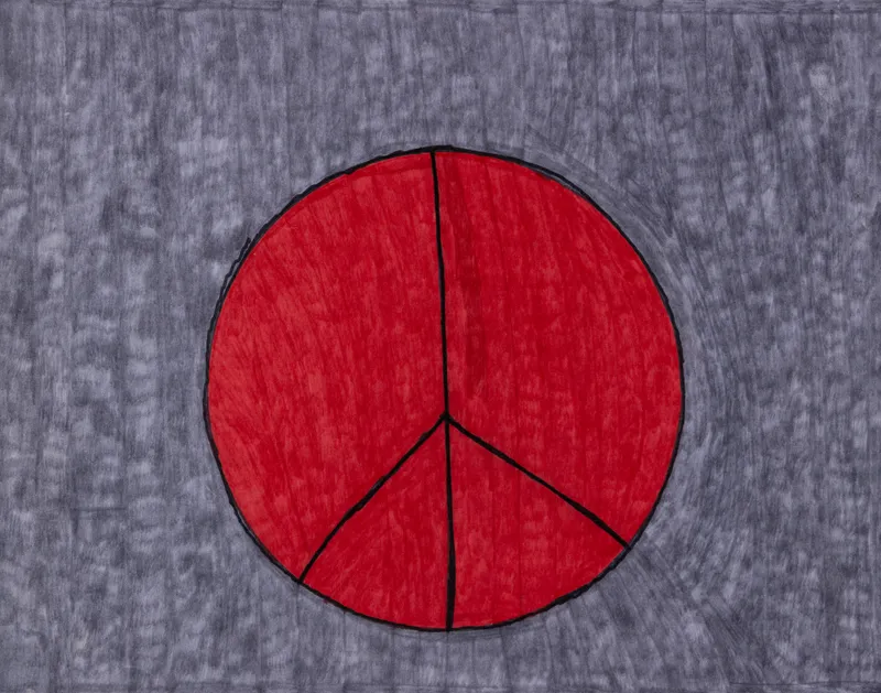 Bill Lilly, Peace Sign , 2022