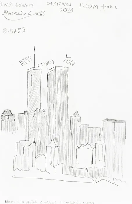 Marcelo Añón, (two) towers, 2024