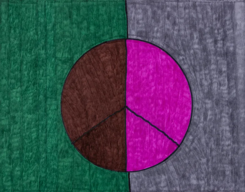 Bill Lilly, Peace Sign, 2022