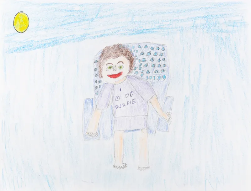 Carol Pyes, Carol Sitting on a Chair , 2020