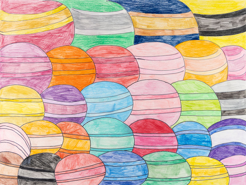 Saemee, Colorful Macarons, 2018