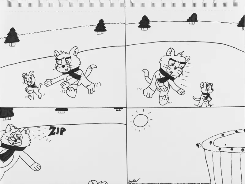 Rocco DiCaro, Untitled (Cat and Mouse) , n.d.