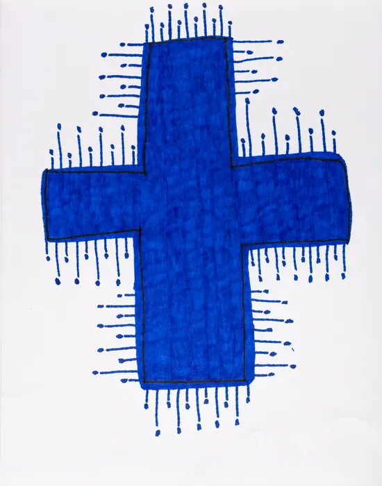 Bill Lilly, Bloody Blue Cross, 2021