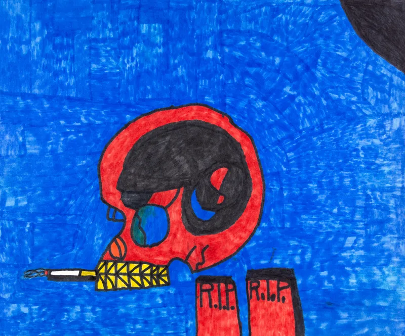 Bill Lilly, Untitled (Evil Skull), n.d.