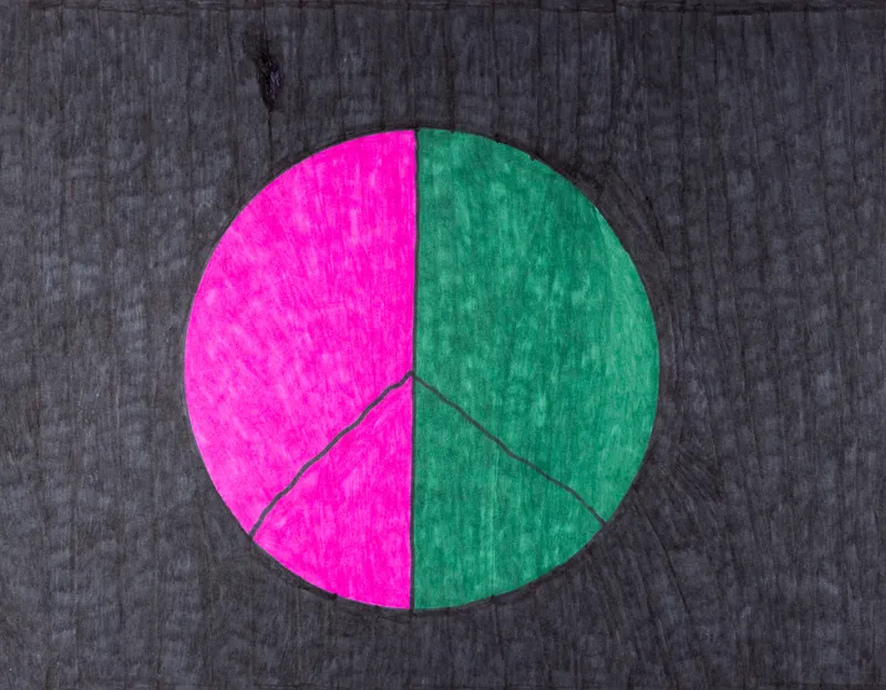 Bill Lilly, Peace Sign, 2021