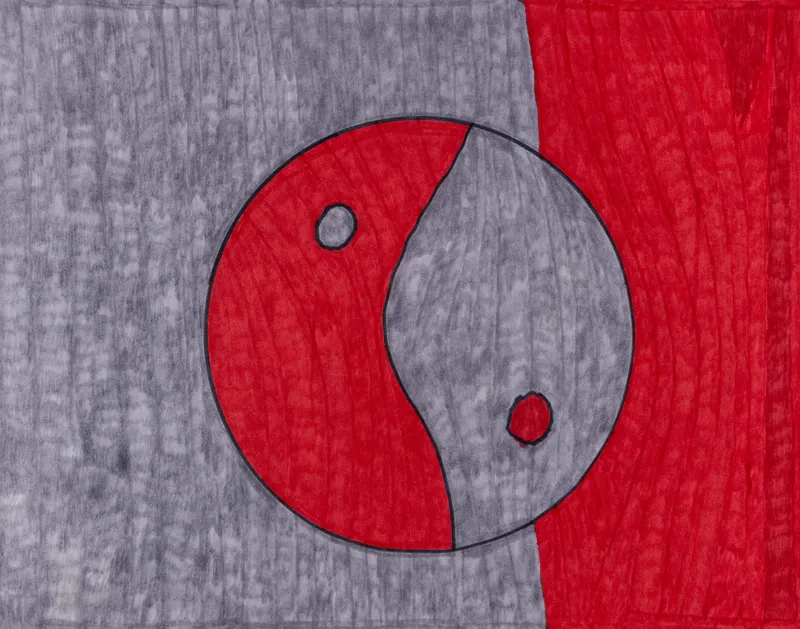 Bill Lilly, Yin Yang Sign, 2022