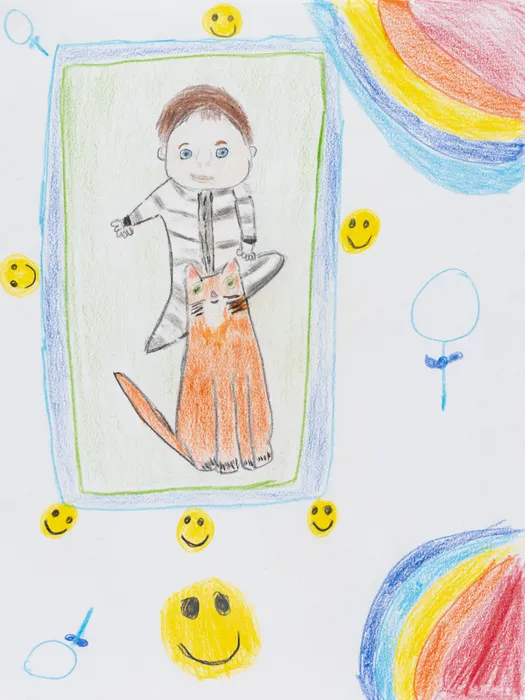 Carol Pyes, Oliver and Eddie, 2022