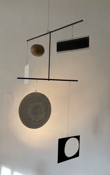Daniel Reynolds, Black and White Kinetic Sculpture, 2021