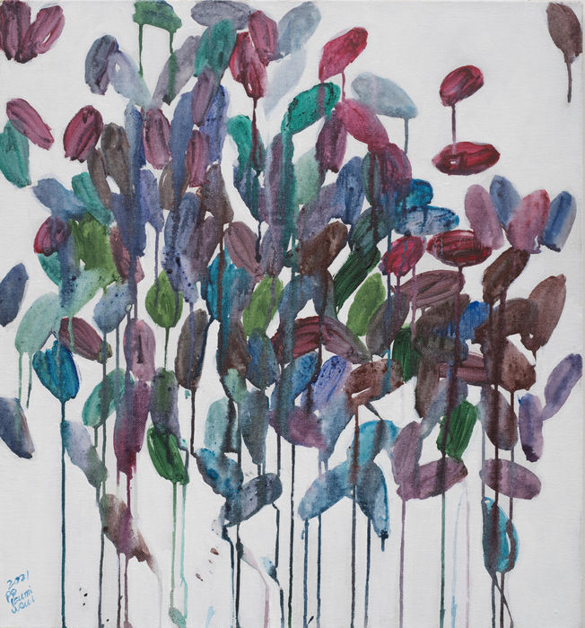 Kumi Usui 九九, Drawing & Drawing（on canvas） 2021 #18 埋头画画（布面）2021 #18, 2021