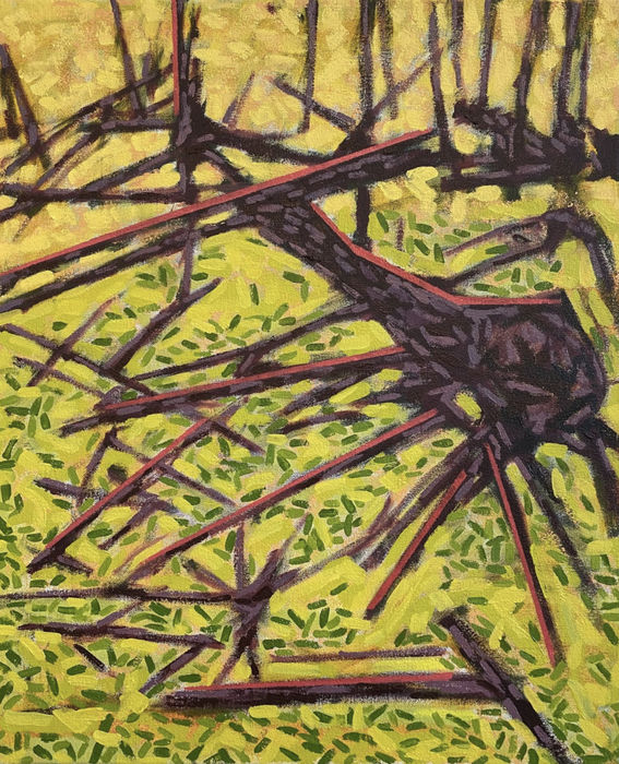 Richard Keen, Purple Trees No. 10 (Tumbledown)