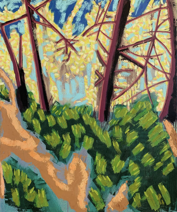 Richard Keen, Purple Trees No. 04 (Monhegan)