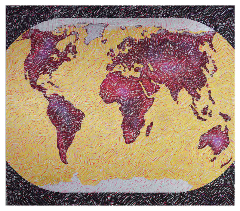 Tullio DeSantis, New World Map - Mind, 2024