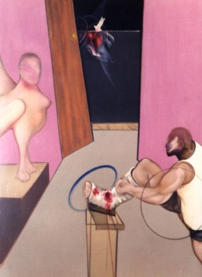 Francis Bacon, Oedipus and the Sphinx after Ingres, 1984