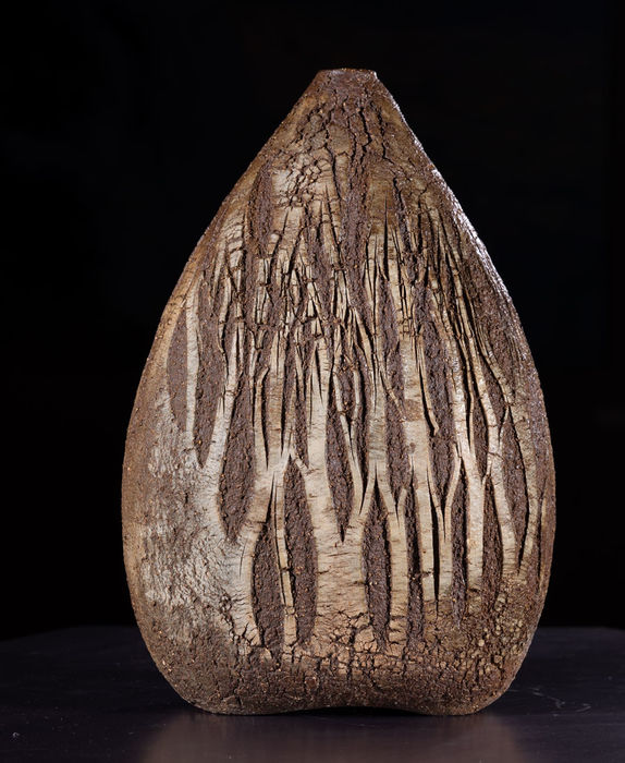 Patricia Shone, Forest Flask (small), 2025