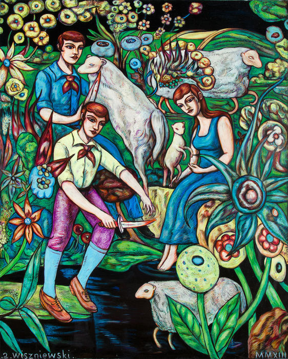 Adrian Wiszniewski, Shepherds, 2013