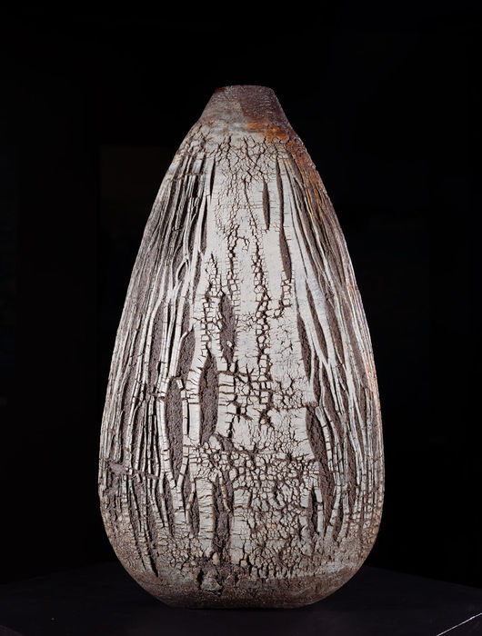 Patricia Shone, Forest Flask (large), 2025