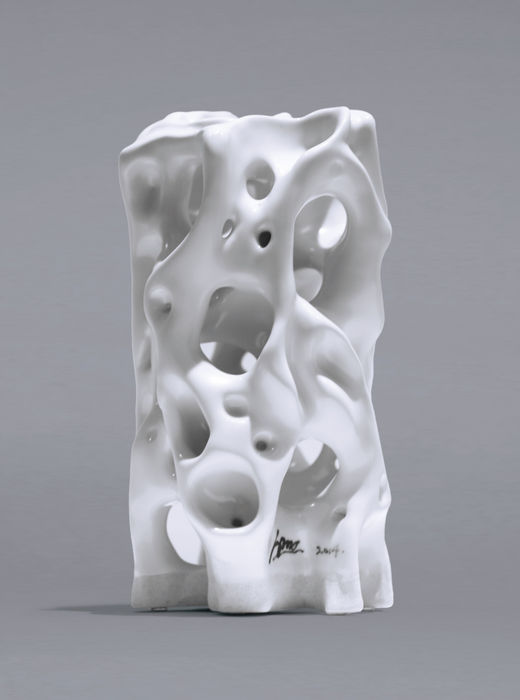 Bai Ming 白 明, Between Ceramics and Stone III《瓷⽯之間之三》, 2014