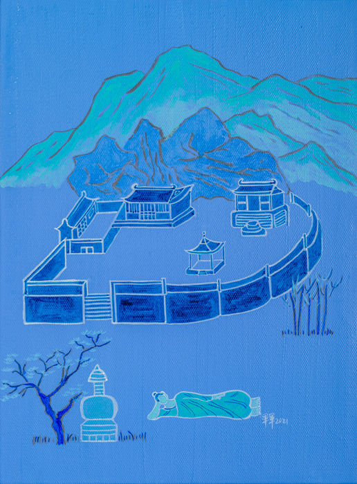 Hu Junjun, Blessed Land of Nirvana No.46, 2021