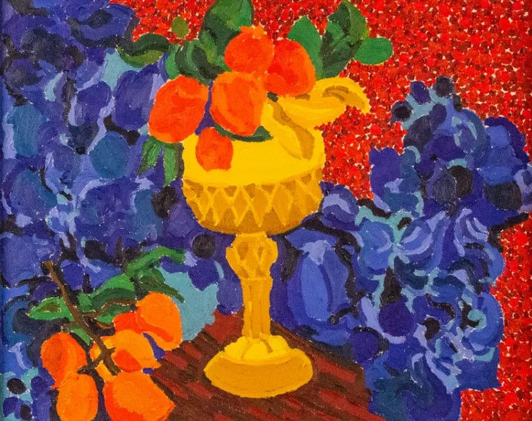 Lynne Drexler, Material Background, 1989