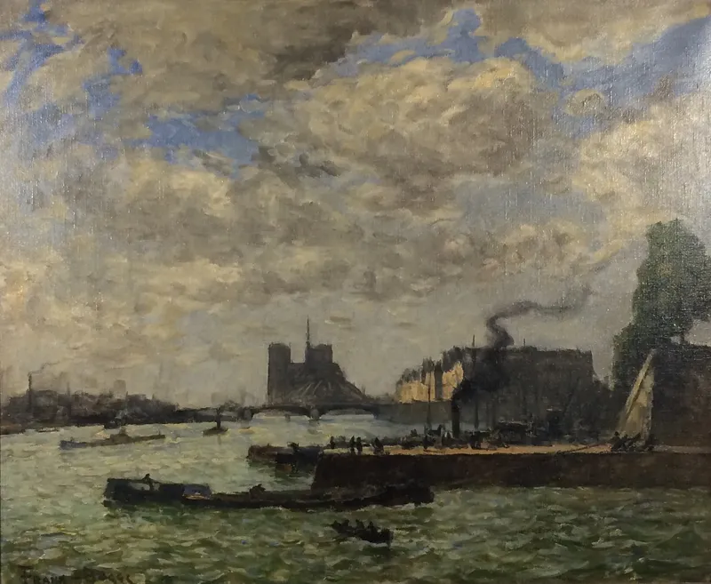 Frank Myers Boggs, Paris le Quai Henri IV et Notre Dame