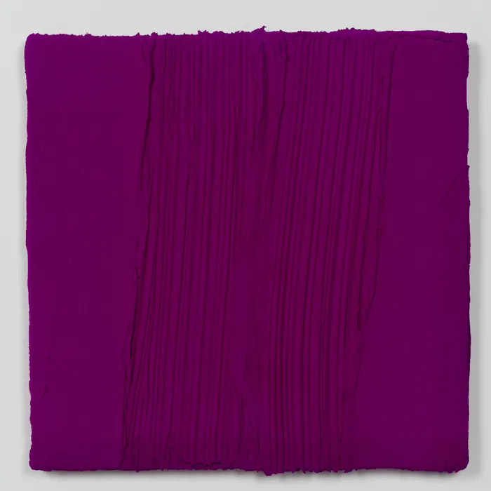 Jason Martin, Untitled (Fluorescent violet), 2025