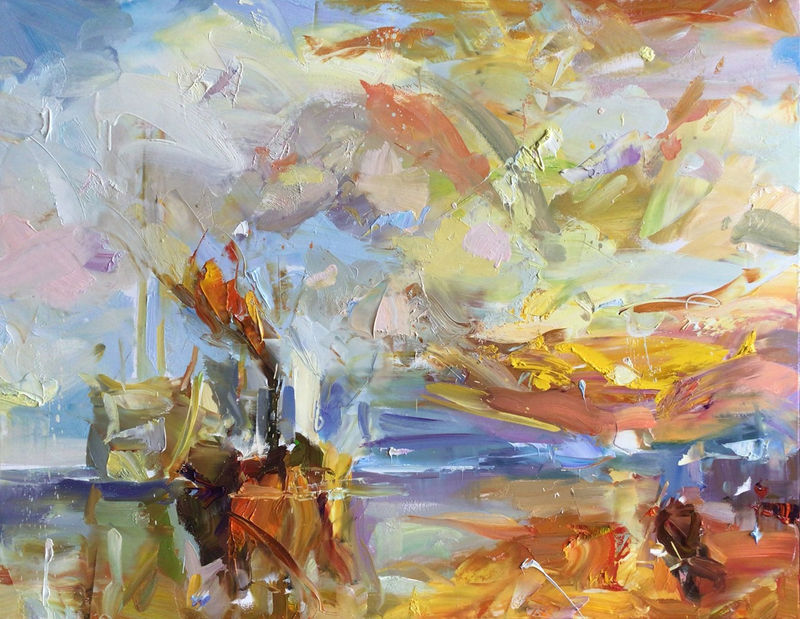 Paul Wright, Sunset (After Turner)