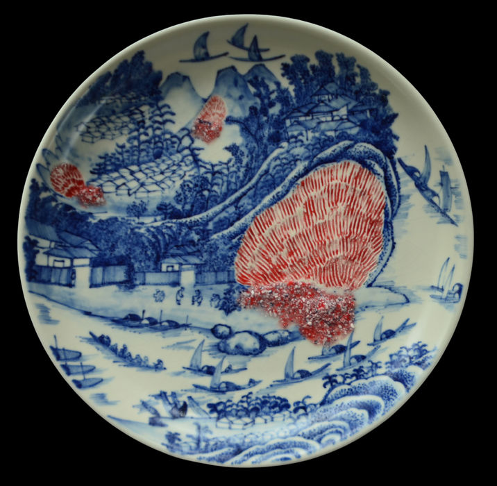 Nguyễn Duy Mạnh, Shattered Indigo Dream (Vỡ mộng chàm lam), 2023