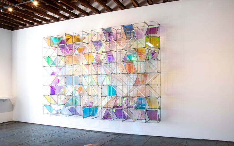 Christian Eckart, Dichroic Glass Field, 2016