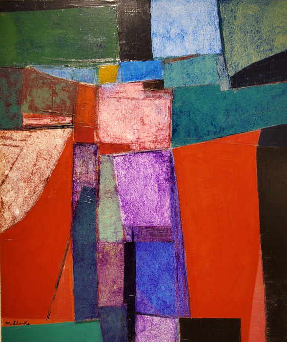 Mark Clarke (1935-2016), Flat Shapes #7, c.1980s