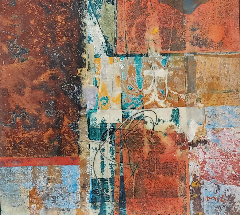 Mark Clarke (1935-2016), Paper Shapes with Thread