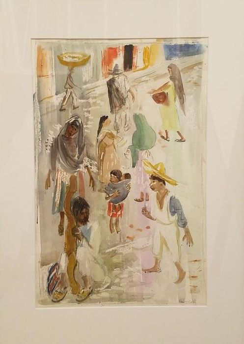 ANNE KUTKA MCCOSH (1902-1994), Street in San Miguel, 1950