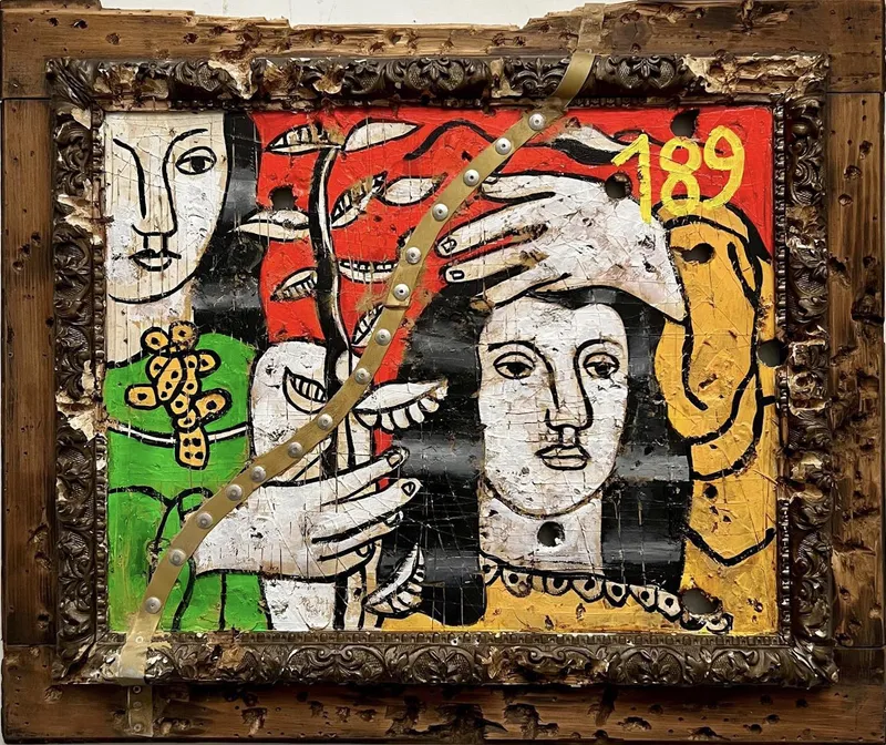 Joris Ghilini, Deux figures et une fleur, 2026